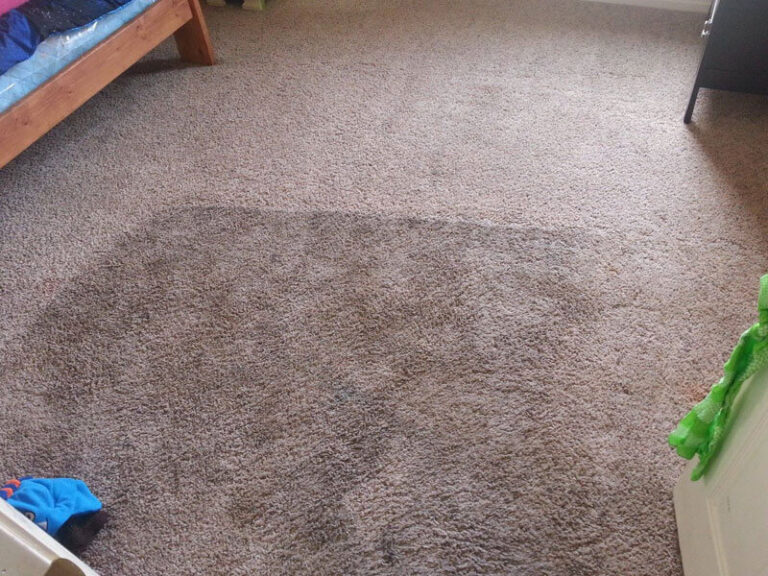 bedroom carpet before after